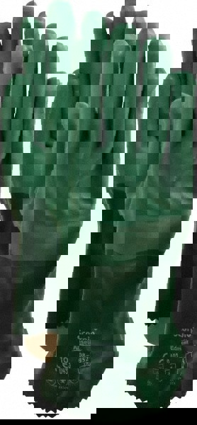 Series 08-352 Chemical Resistant Gloves: Size X-Large, 55.00 Thick, Neoprene, Neoprene, Supported,